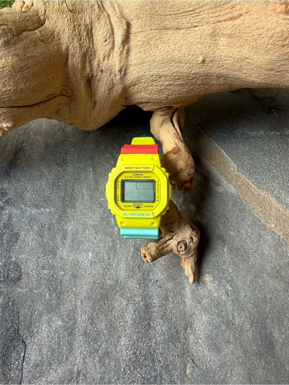 New🌟 Casio G-Shock Dw-5600cma-9dr Adventure Ready - Bold Yellow & Multi-Color